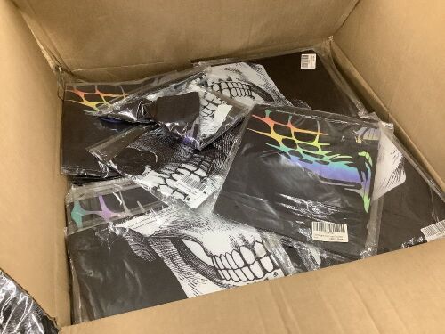 Case of (200) 2 Pack Skull Bandana Neck Gaiters  - Lot 429