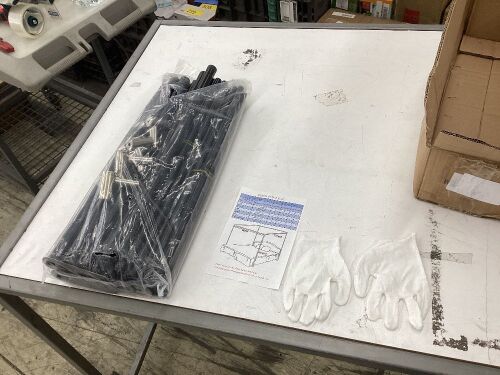 Bed Canopy Frame Poles for Metal/Wood Bed, Unknown Size  - Lot 466