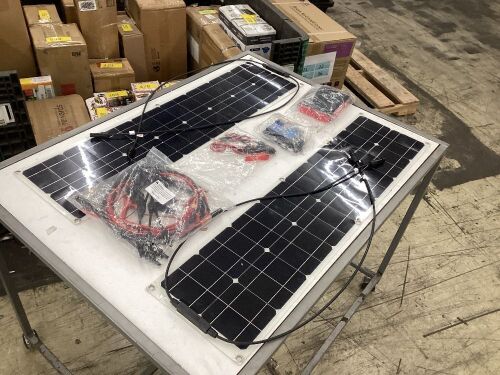 Flexible Solar Panels, 11" x 41.5" - One Damaged - Lot 534