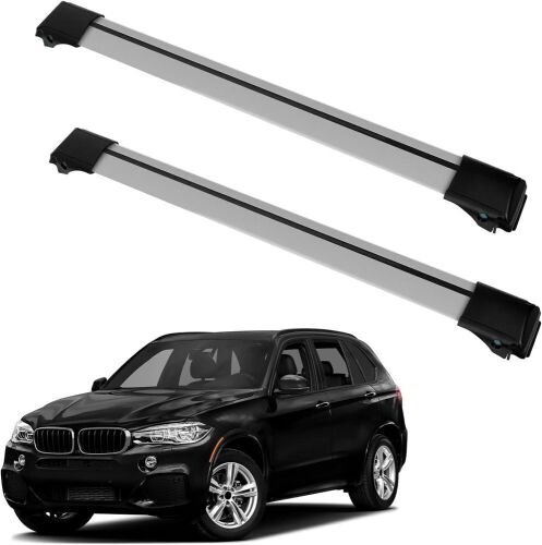 FINDAUTO 2pcs Crossbars fit for BMW X5 2004-2013 OE Style  - Lot 603