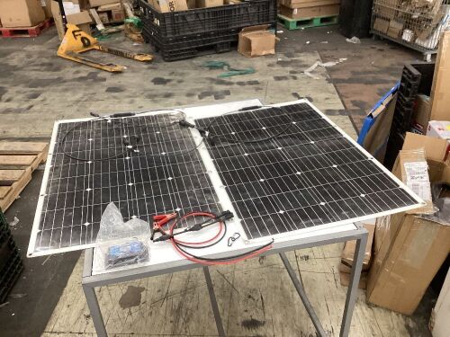Flexible Solar Panels, 26.5" x 40.75"  - Lot 650