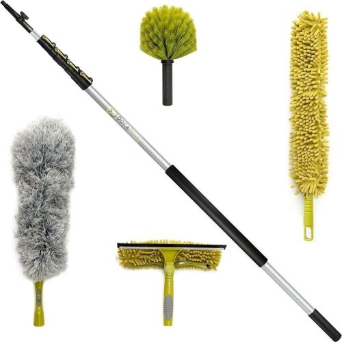DocaPole 7-30ft Telescopic Extension Pole with Cleaning Kit  - Lot 749