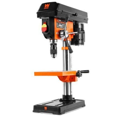 WEN 4211 3.2-Amp 10-Inch 5-Speed Cast Iron Benchtop Drill Press with Laser and Keyless Chuck - Lot 57