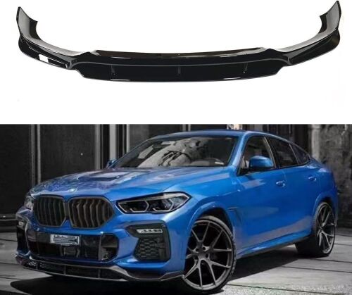 Lot of (16) Front Bumper Spoiler For BMW 2020-2023 X6 G06 M Sport Glossy Black  - Lot 111