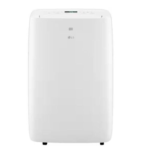 LG 6,000 BTU Portable Air Conditioner Cools 250 Sq. Ft. with Dehumidifier in White  - Lot 46