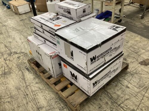 Lot of (3) WEN Air Filtration Systems, (4) Outer Air Filters & (4) Inner Air Filters  - Lot 221