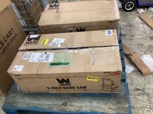 Lot of (2) WEN 9-Inch Band Saw - Uninspected - Lot 177
