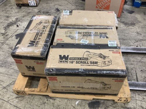 Lot of (4) WEN Scroll Saws - Uninspected  - Lot 199