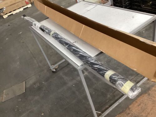 DocaScreen Polyester Pet Screening Material, Charcoal, 84" x 96" - Lot 639