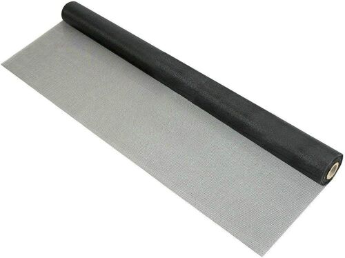 DocaScreen Fiberglass Mesh Window and Porch Screening, Charcoal, 84" x 50' - Lot 655
