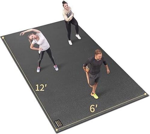 GXMMAT Extra Large Exercise Mat 12'x6'x7mm - Lot 381