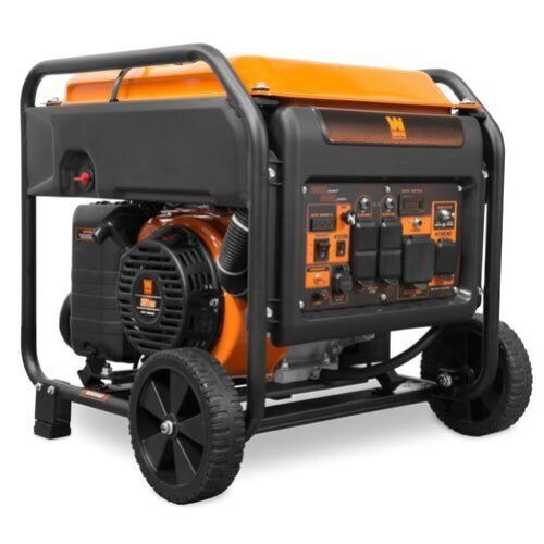 WEN GN625i 6250-Watt RV and Transfer-Switch-Ready 120V/240V Open Frame Inverter Generator, CARB Compliant - Lot 12