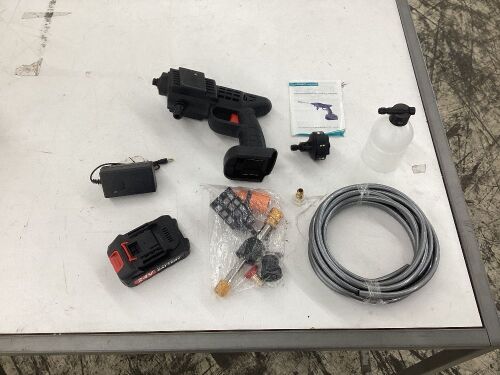 Handheld Lithium Cleaning Gun - Cracked Charger  - Lot 158