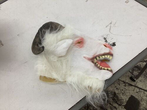 White Goat Mask - Lot 194