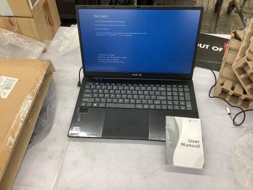 SGIN 17" Laptop - Shows "Recovery" Screen  - Lot 44
