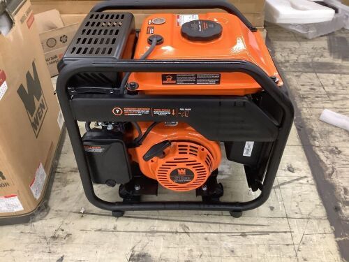WEN GN400iX RV-Ready 4000-Watt Open Frame Inverter Generator with CO Shutdown Sensor - Lot 225