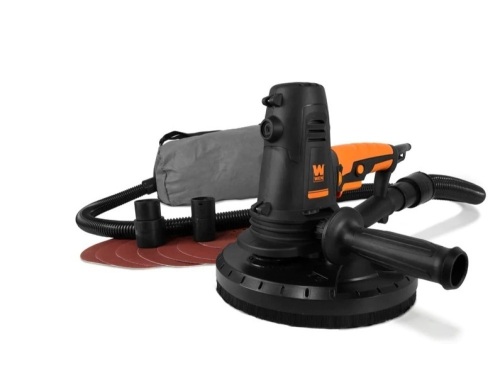WEN DW1085 10-Amp Variable Speed Handheld Drywall Sander with Dust Hose and Collection Bag - Lot 120