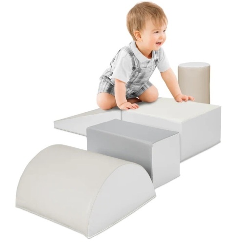 5-Piece Kids Climb & Crawl Soft Foam Shapes Structure Playset - Lot 184