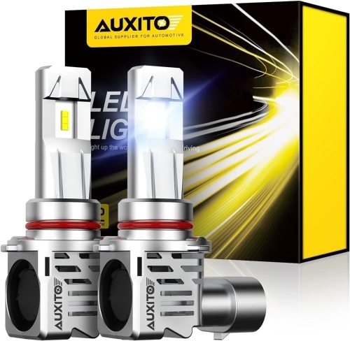 AUXITO 9005 HB3 LED Bulb, 15000 Lumens 400% High Brightness, 6500K Cool White, Direct Installation Fog Light Bulbs Plug and Play, Pack of 2 - Lot 57