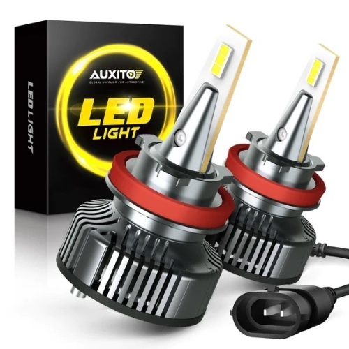 Mini-Sized H11 LED Bulbs Forward High Beam and Low Beam 80W 16,000LM High Bright with Cooling Fan - Lot 58