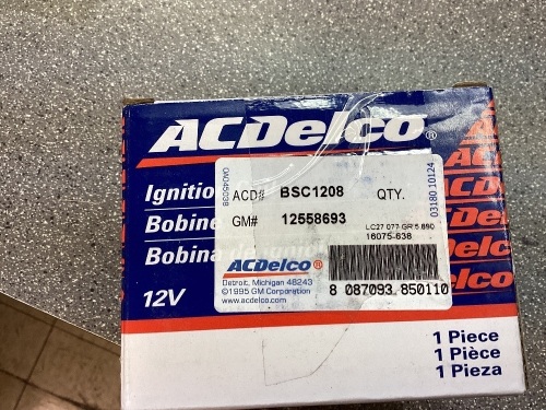 AC Delco ignition coils lot of 7 - Lot 63