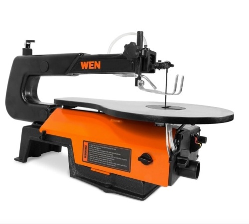 WEN 3922 16-inch Variable Speed Scroll Saw with Easy-Access Blade Changes - Lot 327