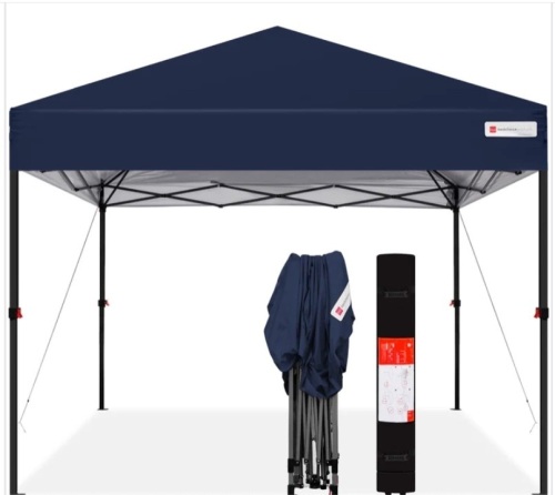One-Person Setup Instant Pop Up Canopy w/ Wheeled Bag - 10x10ft - Lot 271
