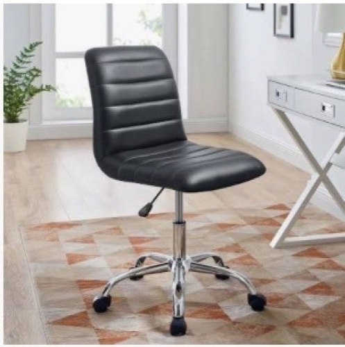 Ripple Armless Mid Back Vinyl Office Chair - Lot 379