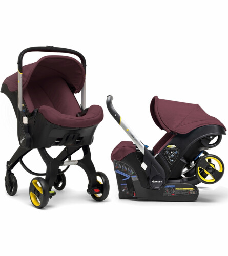 4 IN 1 Infant Carseat with Base in Cherry/Burgundy - Lot 7