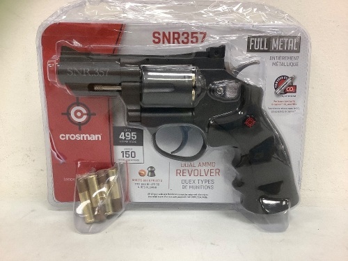 Crosman SNR357 Dual Ammo Revolver, Appears New - Lot 18