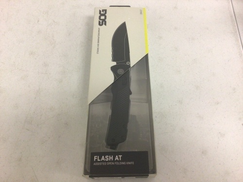 SOG Flash AT Folding Knife, Appears New - Lot 176