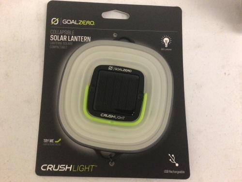 GoalZero Collapsible Solar Lantern, E-Comm Return - Lot 205