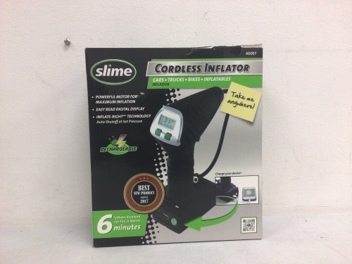 Cordless Inflator, E-Commerce Return, Powers Up, Sold as is - Lot 369