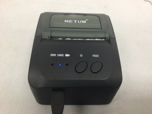 Netum Mini Thermal Printer, Appears New, Powers Up, Sold as is - Lot 379
