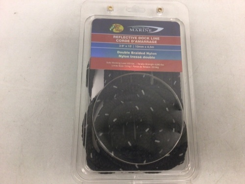 15' Reflective Dock Line, E-Commerce Return, Sold as is - Lot 393
