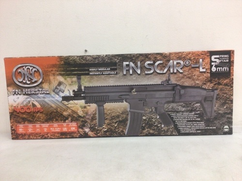 FN Herstal SCAR-L Heavy Weight Spring Airsoft Rifle, Appears New, Sold as is - Lot 402