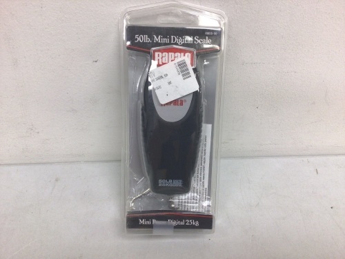 Rapala 50lb Mini Digital Scale, Appears new, Sold as is - Lot 405