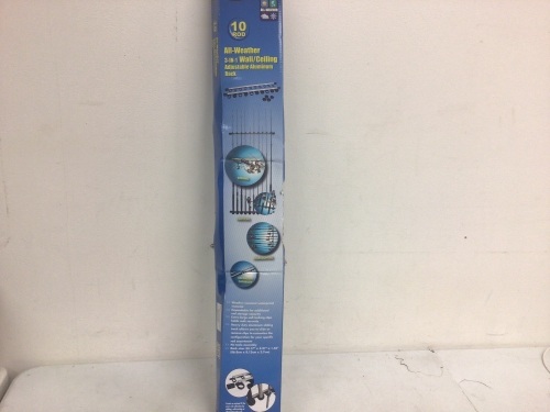 10 Rod Aluminum Rod Rack, Appears New, Sold as is - Lot 408