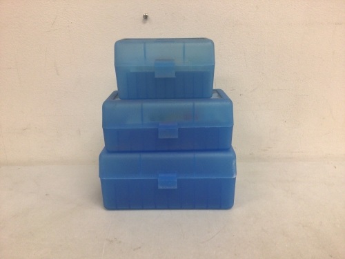 Lot of (3) MTM Case Guard Ammo Case, Appears New, Sold as is - Lot 428