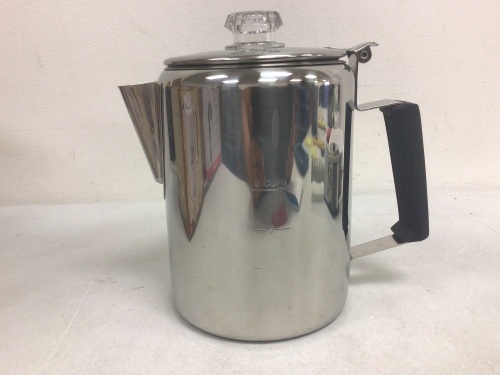 Stainless Steel Percolator, Appears New, Sold as is - Lot 441