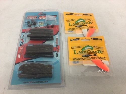Lot of (3) Fishing Accessories, Appears new, Sold as is - Lot 448