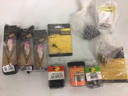 Lot of (10) Fishing Accessories, E-Comm Return, Sold as is - Lot 458
