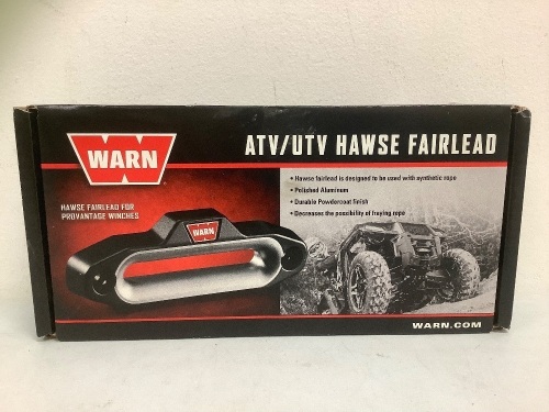 Warn ProVantage UTV Hawse Fairlead, Appears New - Lot 486