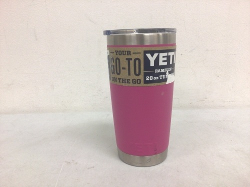 Yeti 20oz Tumbler, New w/ Missing Lid Slider, Sold as is - Lot 484
