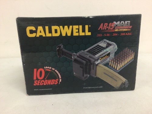 Caldwell AR-15 Mag Charger, Appears new, Sold as is - Lot 494