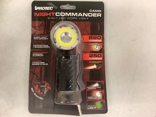 iProtec 3 in 1 LED Work Light, Appears New, Sold as is - Lot 554