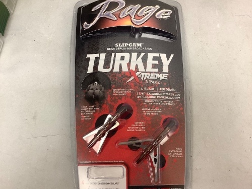 Rage Broadheads, Appears New, Sold as is - Lot 480