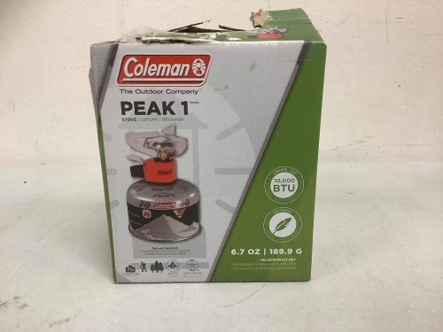 Coleman Peak 1 Camp Stove, Appears New, Sold as is - Lot 556