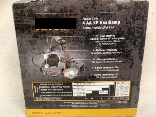 Alaskan Guide Headlamp, Appears New, Sold as is - Lot 585