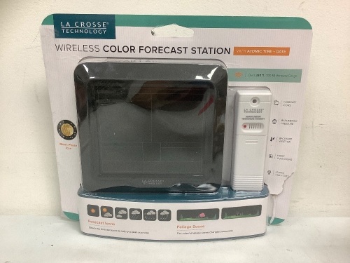 Wireless Color Forecast Station, Appears New, Sold as is - Lot 586